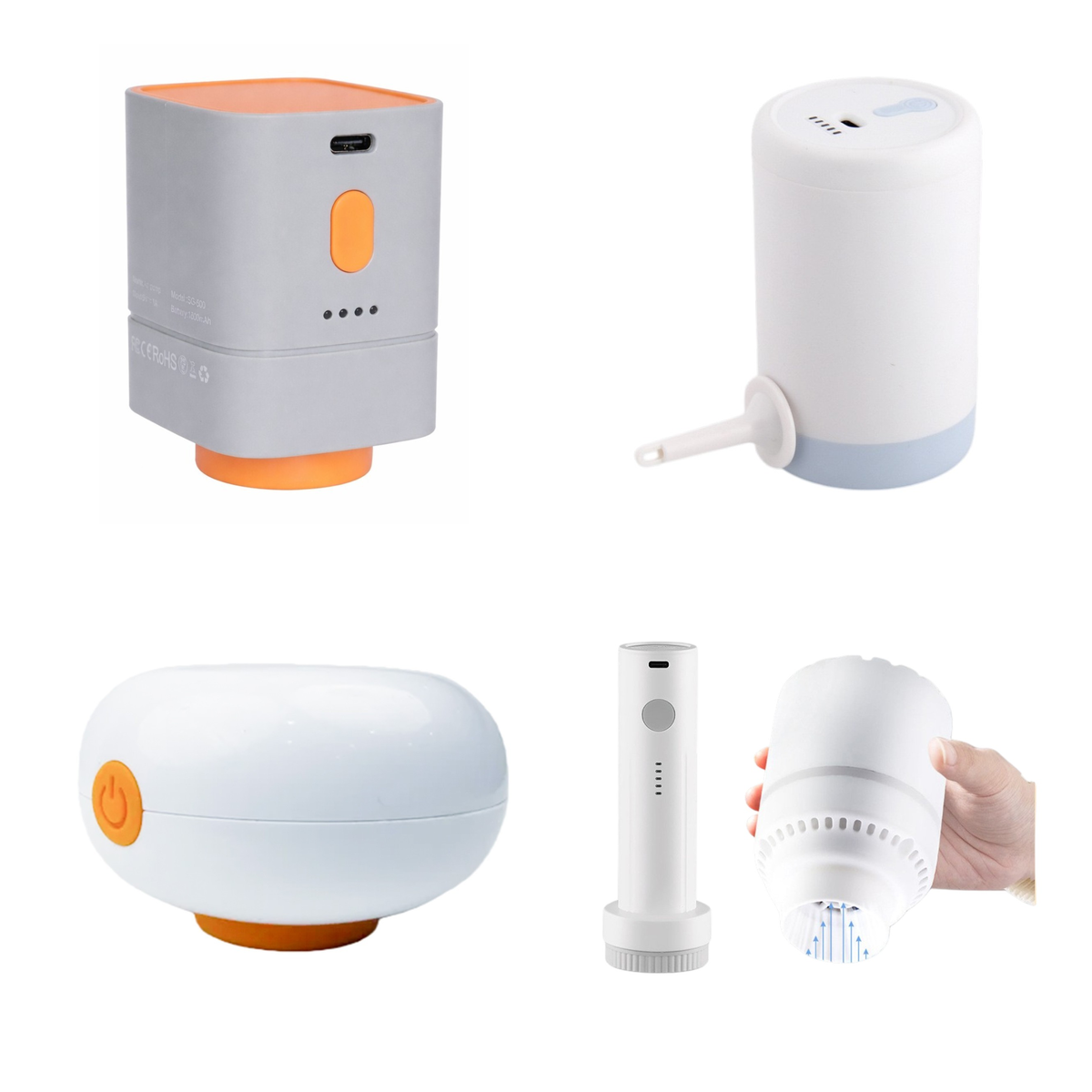 Vacuum Compression Zipper Storage Bags with Airtight Valve, Hand Pump and Electric Pump - Image 8