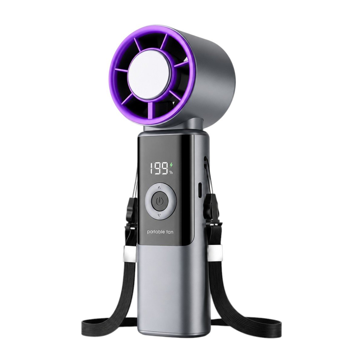 Portable foldable handheld cooling fan