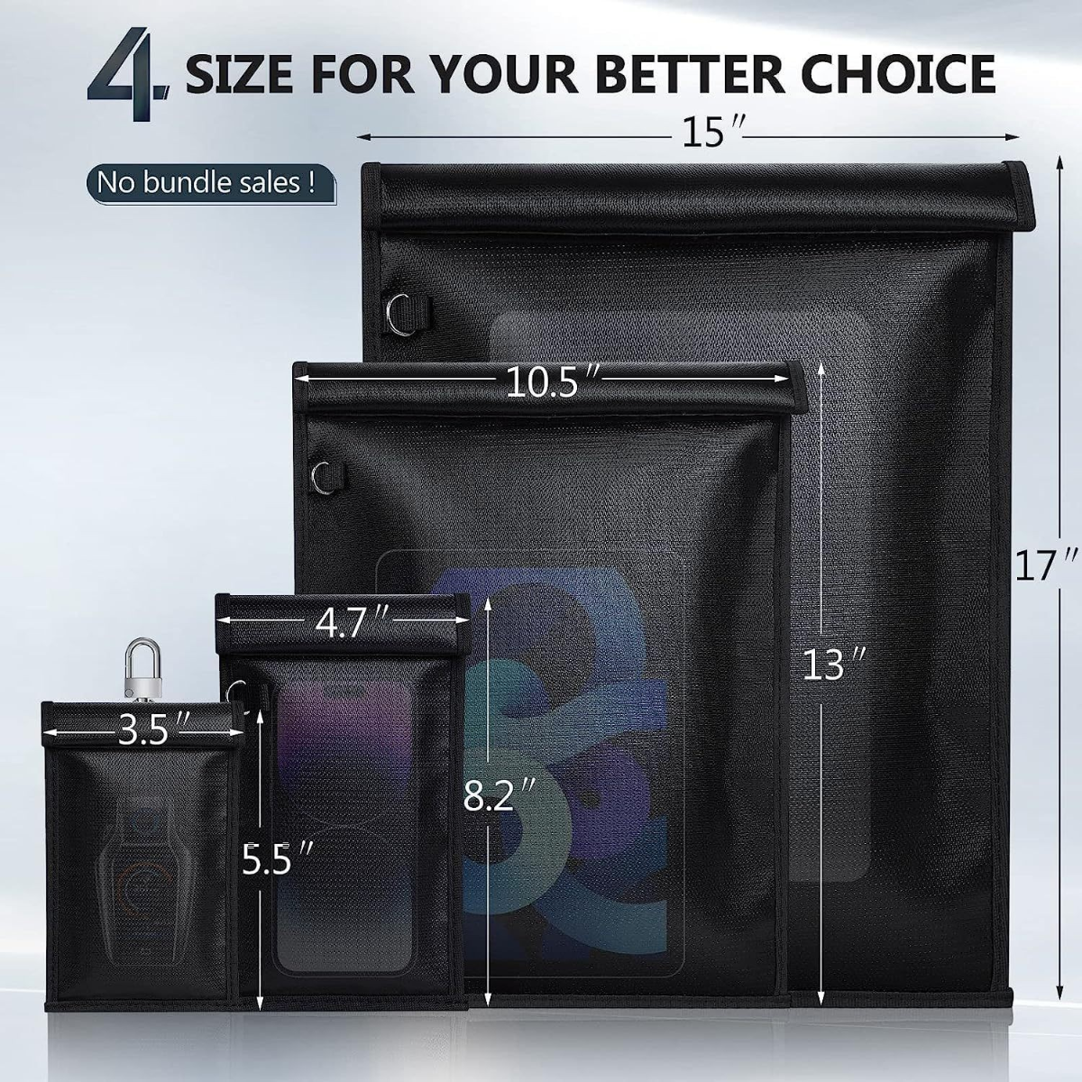 Faraday Key Pouch for Car Keys – RFID Signal Blocking Anti-Theft Bag - Image 4