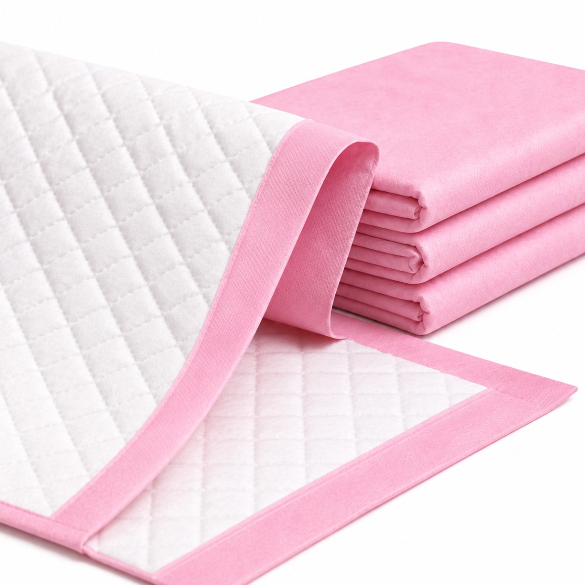 Pink Extra Thick Pet Pee Pads – Disposable Dog & Cat Training Pads - Image 3