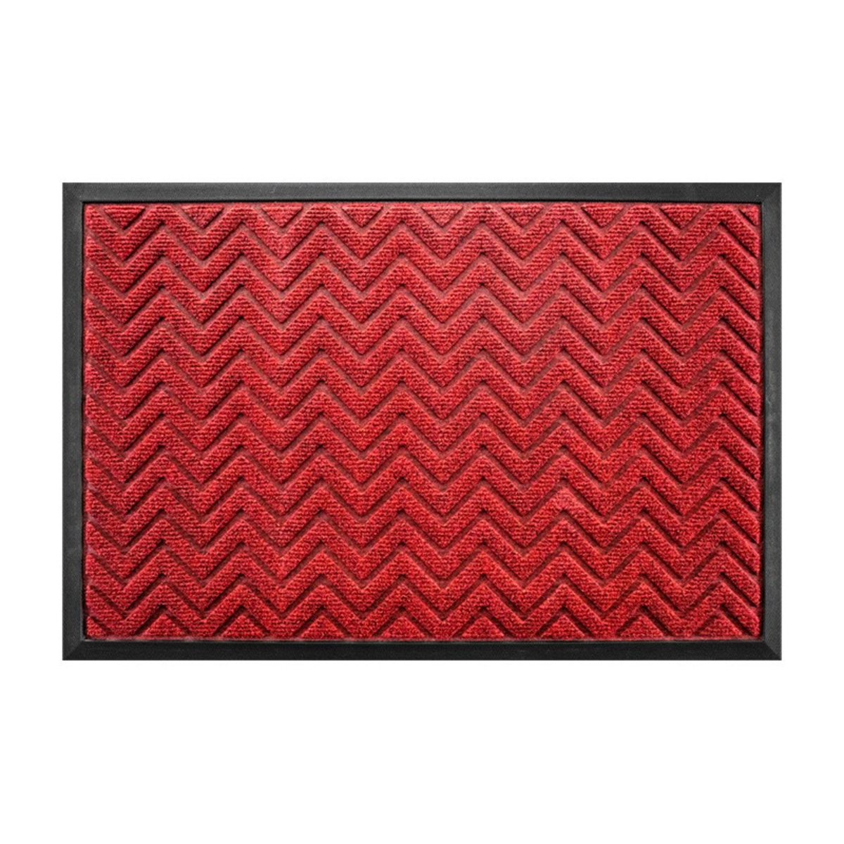 Washable Non-Slip Entrance Door Mat – Rectangle & Half Moon Embossed Rug - Image 3