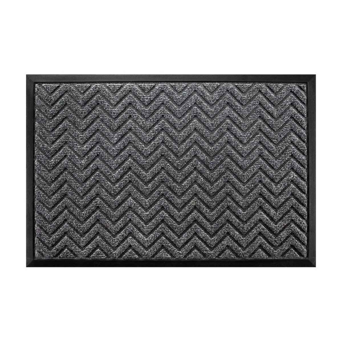 Washable non-slip entrance door mat available in rectangle and half moon shapes